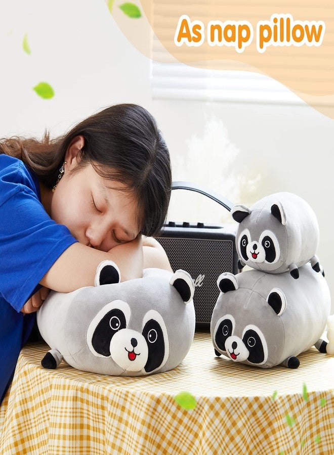 CozyWorld وسادة راكون محشوة من كوزي وورلد مقاس 14 بوصة، قابلة للتكديس، هدية مثالية للمناسبات الخاصة وأعياد الميلاد للأطفال من الجنسين - Image 5
